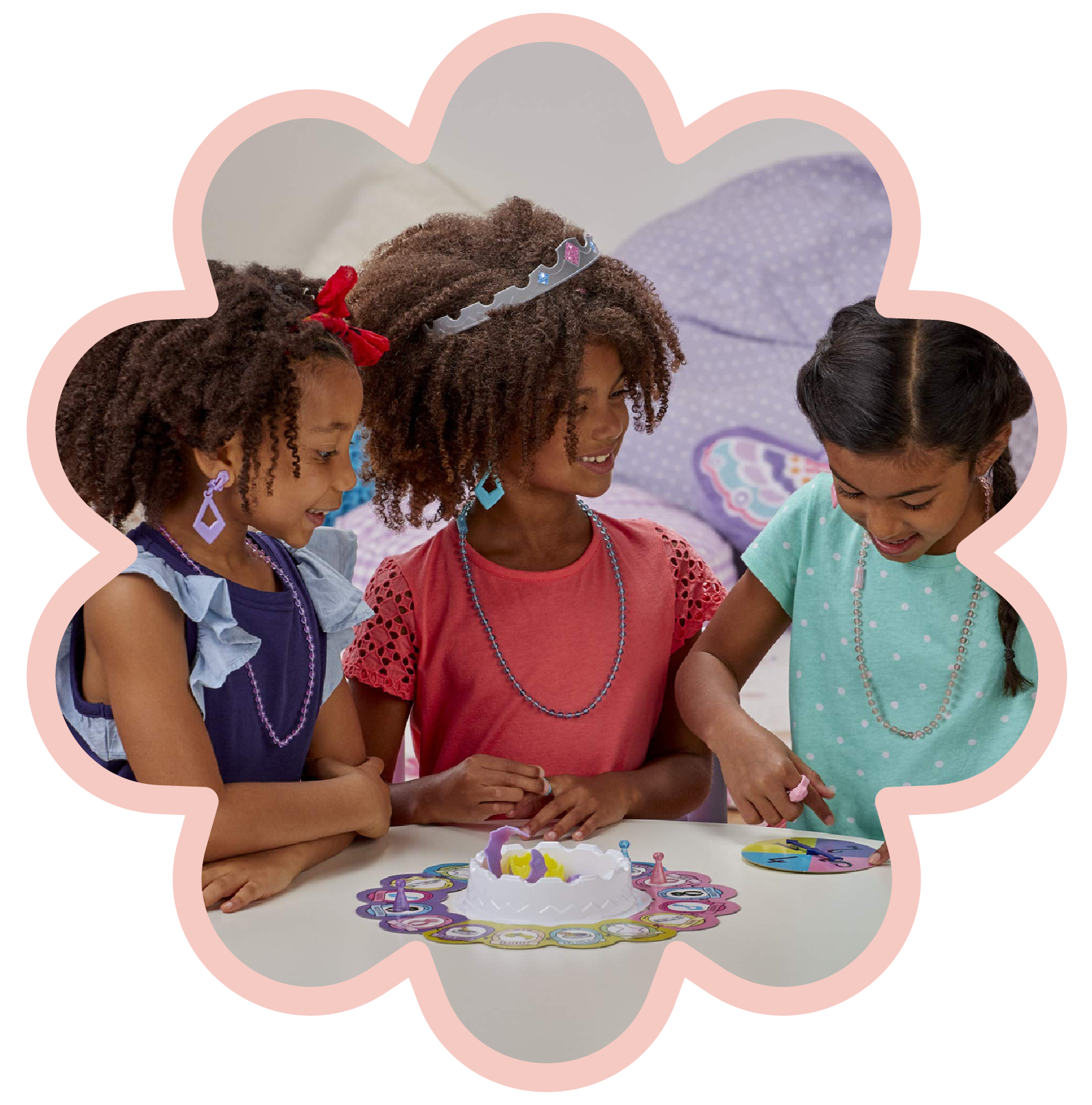 Three girls playing Pretty Pretty Princess